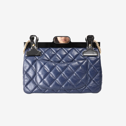 Chanel 2.55 Reissue Hanger Flap Bag in Navy Blue Aged Calfskin Leather