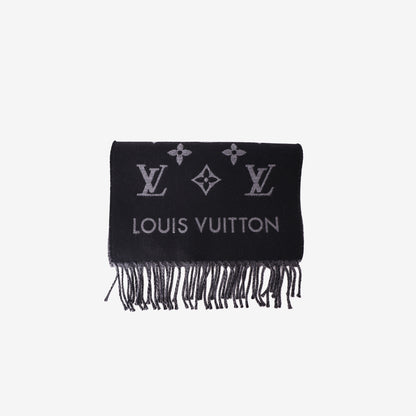 Louis Vuitton Reykjavik Scarf in Black Cashmere