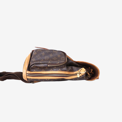 Louis Vuitton Bosphore Backpack in Monogram Coated Canvas with Gold Hardware