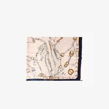 Hermès Chevaux Déchaînés Carré Géant Shawl in Cashmere and Silk