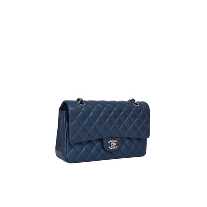 Chanel Classic Medium Double Flap Bag Blue (Contact to Enquire)