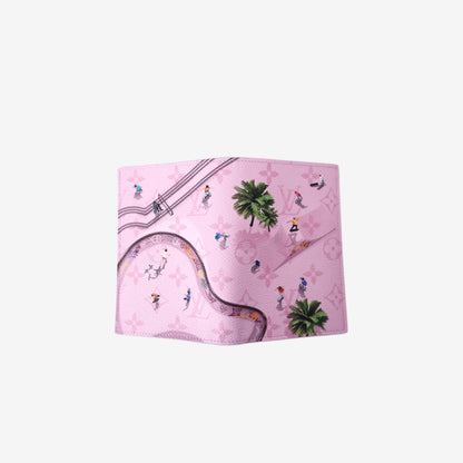 Louis Vuitton Passport Cover in Skateboard Pink Monogram Coated Canvas
