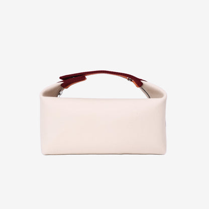 Hermès Bride-a-Brac H Pavillon Case in Naturel Cotton Canvas back view