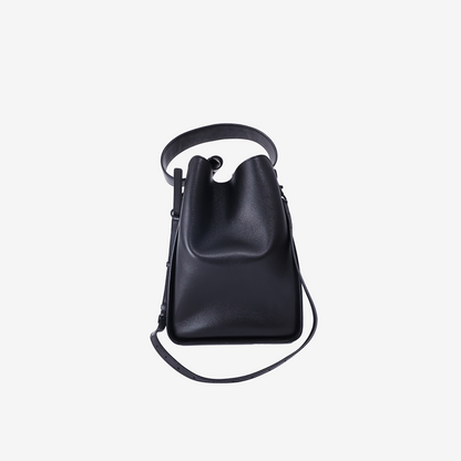 Balenciaga Tool 2.0 North-South Tote Bag in Black Grained Calfskin Leather with Black Tonal Hardware