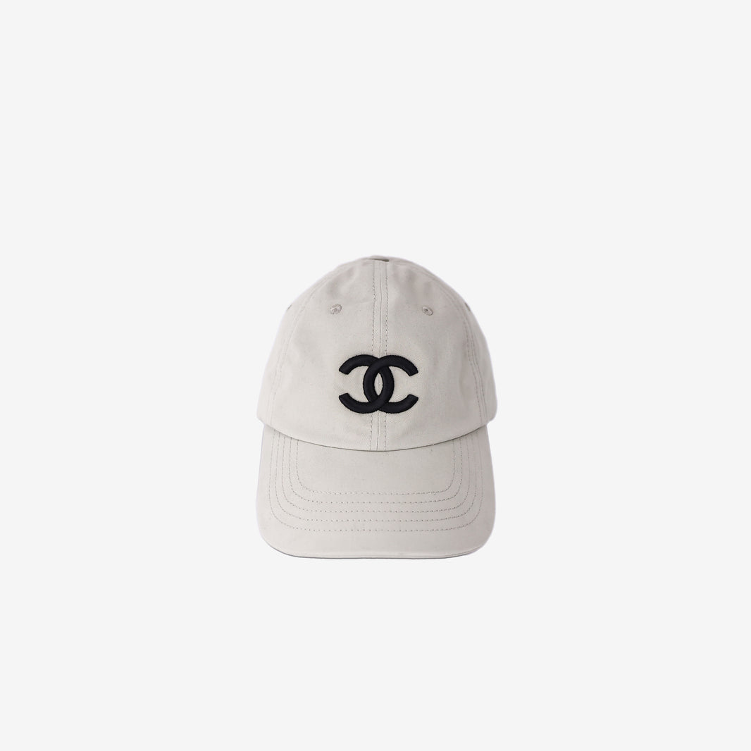 Chanel 26A Matthieu Blazy Cap in Beige Cotton