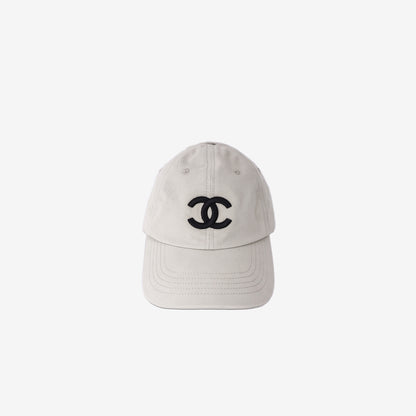 Chanel 26A Matthieu Blazy Cap in Beige Cotton