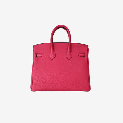 Hermès Birkin 25 in Rose Mexico Togo Leather with Palladium Hardware