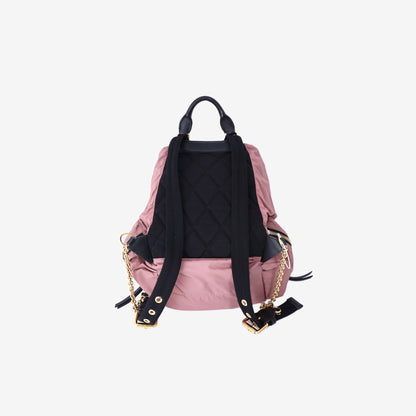 Burberry Medium Rucksack Backpack in Mauve Pink Nylon