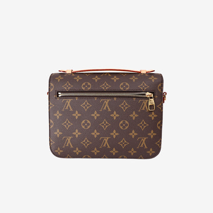 Louis Vuitton Pochette Métis Handbag in Monogram Canvas with Gold Hardware