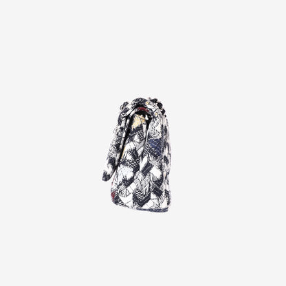 Chanel 2016 Airlines Tweed Strass XXL Flap Bag in Multicoloured Tweed with Silver Hardware