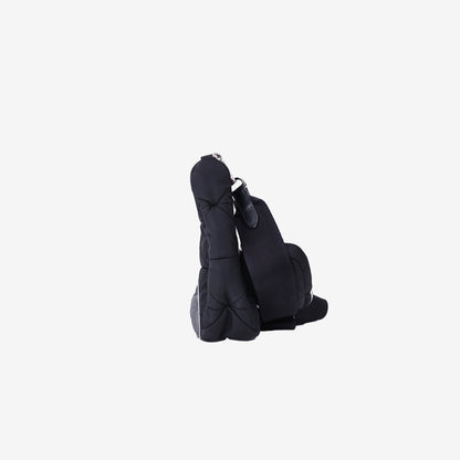 Prada Padded Re-Nylon Shoulder Bag in Black Re-Nylon