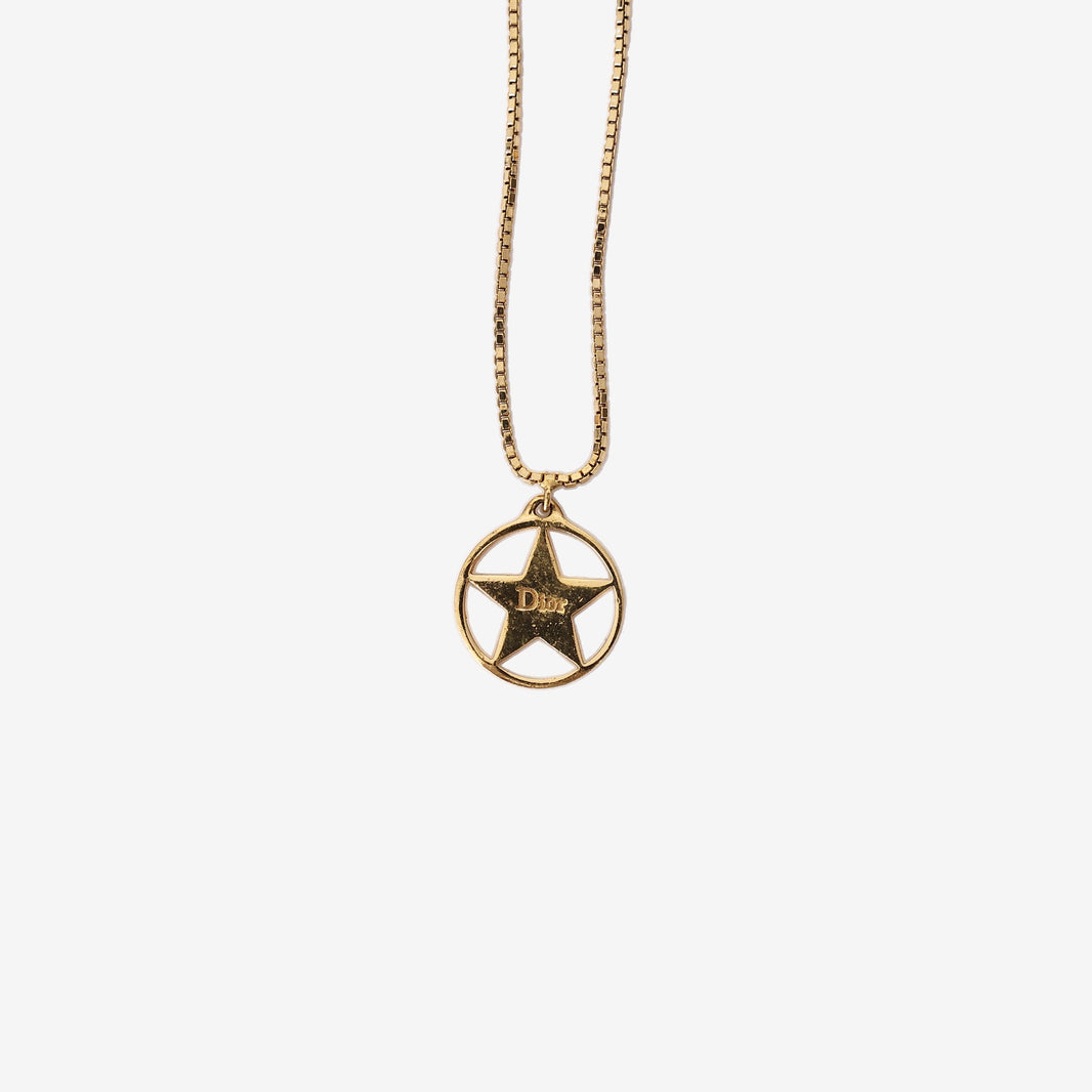 Dior Star Charm Bracelet in Gold-Tone Metal