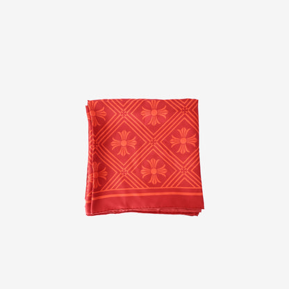 Chrome Hearts Silk Scarf in Red Silk