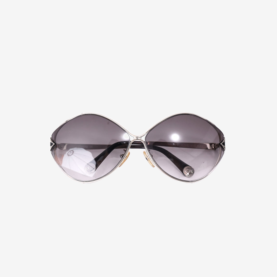 Louis Vuitton Laurel Sunglasses with Silver-Tone Hardware