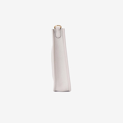 Hermès Evelyne 16 in Beton Clemence Leather with Gold Hardware side view