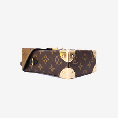 Louis Vuitton Camera Box Bag in Brown Monogram Canvas with Gold Hardware bottom side view