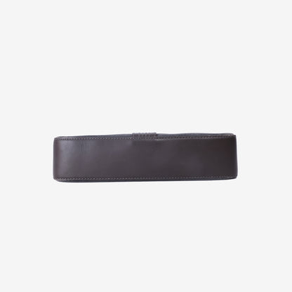 Loewe Suede Anagram Baguette Shoulder Bag in Grey Calfskin Suede