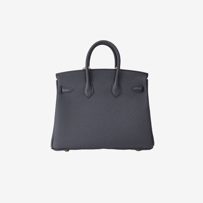 Hermès Birkin 25 in Plomb Togo Leather with Gold Hardware