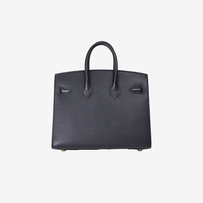Hermès Birkin 25 in Noir Epsom Leather with Gold Hardware