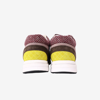 Chanel CC Low Top Sneakers in Multicolour Tweed and Suede (Size 38)