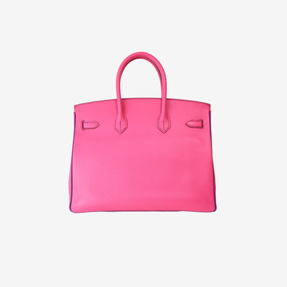 Hermès Birkin 35 in Rose Pourpre Epsom Leather with Palladium Hardware