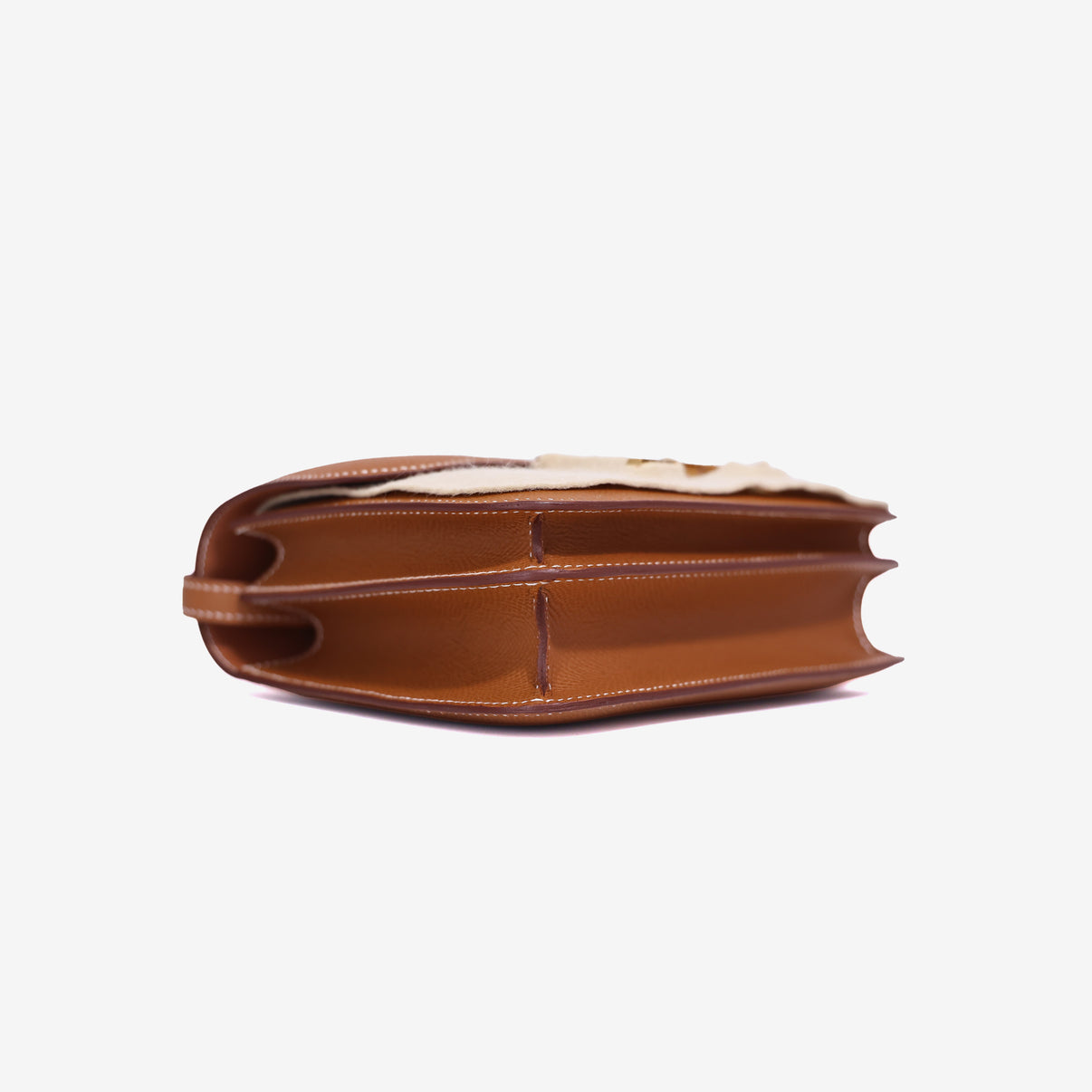 Hermès Constance 18 in Gold Epsom Leather with Gold Hardware bottom side view