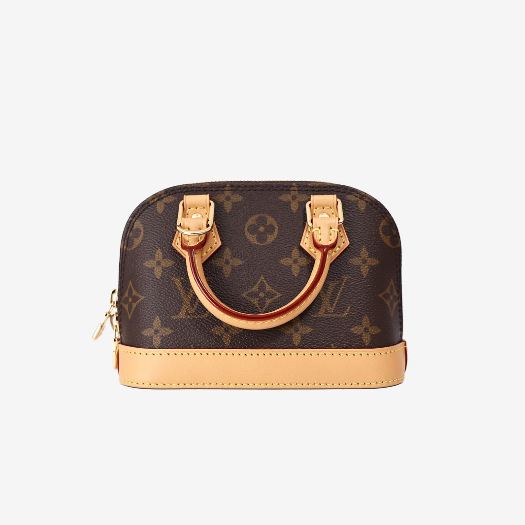 Louis Vuitton Alma BB in Monogram Canvas with Gold Hardware