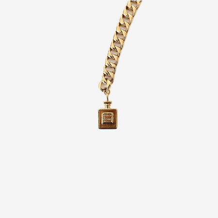 Chanel Vintage Coco Perfume Waist Belt in Gold-Tone Metal