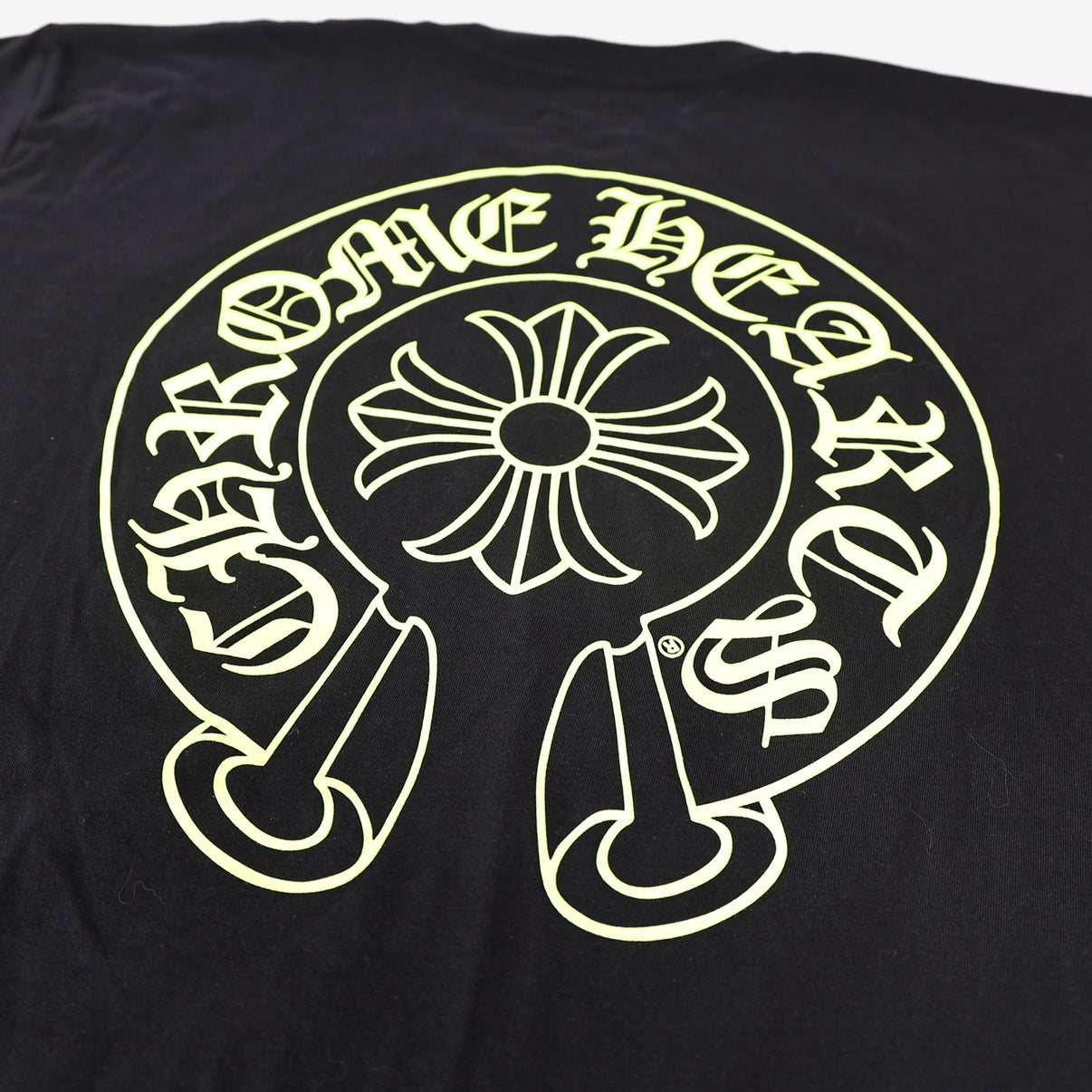 Chrome Hearts Glow in the Dark Pocket Tee in Black back view