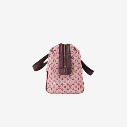 Louis Vuitton Josephine GM Satchel in Cherry Pink Mini Monogram Canvas with Gold Hardware