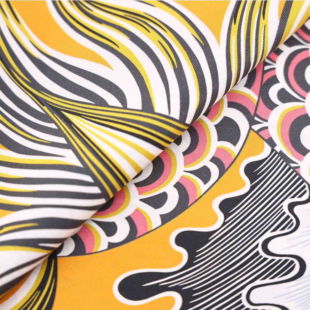 Hermès Cheval Sirène Silk Scarf in Multicolour Silk