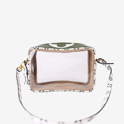 Louis Vuitton Beach Pouch Bag in Khaki/White Monogram Giant Canvas with Gold Hardware