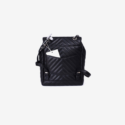 Chanel Urban Spirit Backpack in Black Lambskin Leather