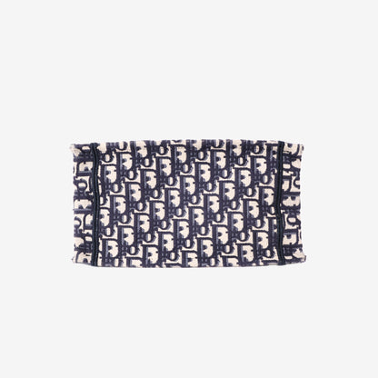 Dior Book Tote Small in Blue Oblique Canvas bottom view