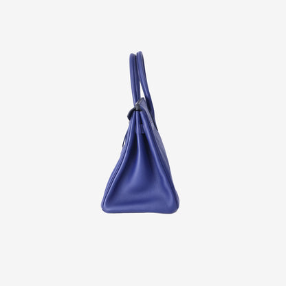 Hermès Birkin 30 in Bleu Vache Trekking Leather with Palladium-Plated Hardware