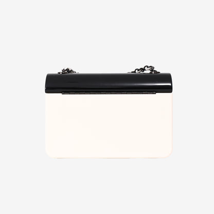 Chanel Plexiglass Coco Bag in Black and White Acrylic with Black Hardware