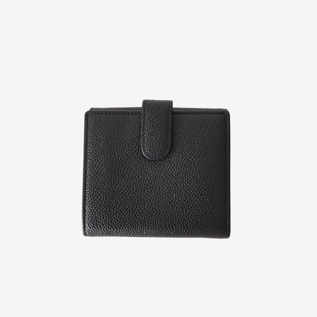 Chanel Wallet in Black Caviar Leather (Contact to Enquire)