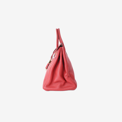 Hermès Birkin 35 in Red Togo Leather with Gold Hardware