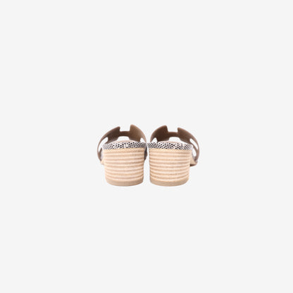 Hermès Oasis Sandals in Ombré Lizard Skin (Size 36)