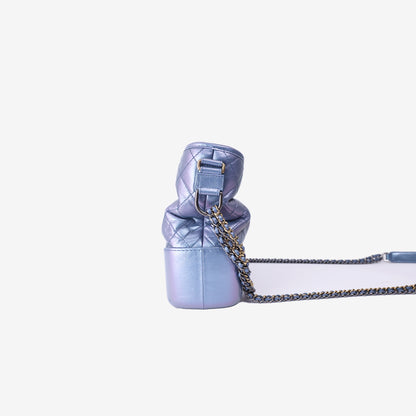 Chanel Gabrielle Large Hobo Bag in Blue Calfskin Leather with Mixed Hardware
