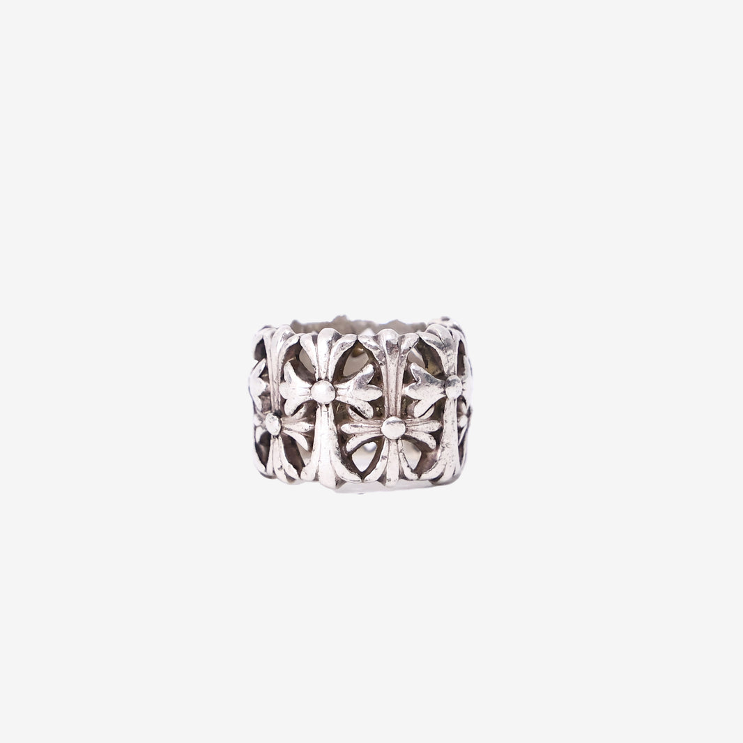 Chrome Hearts Cemetery Ring in 925 Sterling Silver (Size 8)