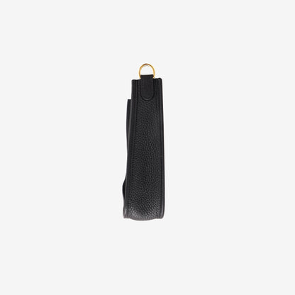 Hermès Evelyne 16 in Black Clemence Leather with Gold-Plated Hardware