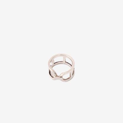 Hermès Ever Chaîne d’Ancre Ring in Sterling Silver