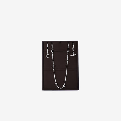 Hermès Farandole Necklace in 925 Sterling Silver (120 cm)