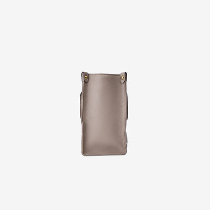 Louis Vuitton OnTheGo PM Tote Bag in Tourterelle/Crème Monogram Empreinte Leather with Gold Hardware