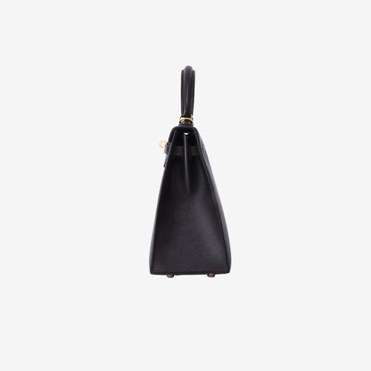 Hermès Kelly 25 in Bai Brun Epsom Leather with Gold Hardware