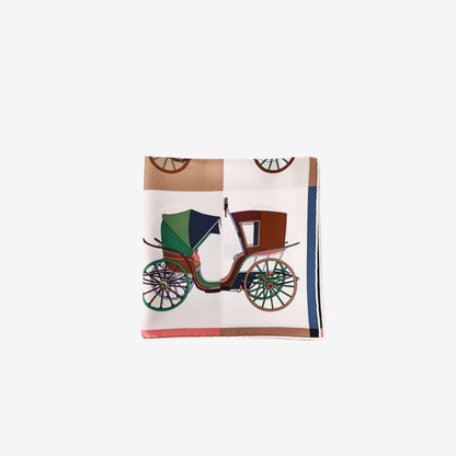 Hermès Voitures Exquises Silk Scarf in Multicolour Silk