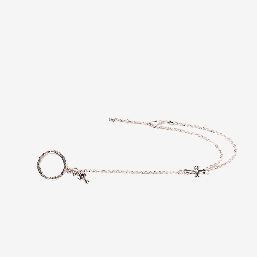 Chrome Hearts Baby Fat Bracelet Chain in 925 Sterling Silver detail view