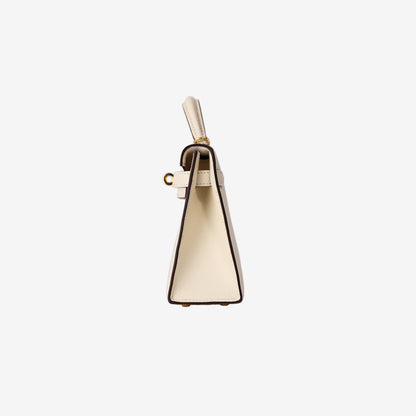 Hermès Mini Kelly 20 in Nata Epsom Leather with Gold-Plated Hardware