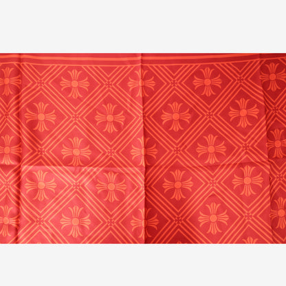 Chrome Hearts Silk Scarf in Red Silk
